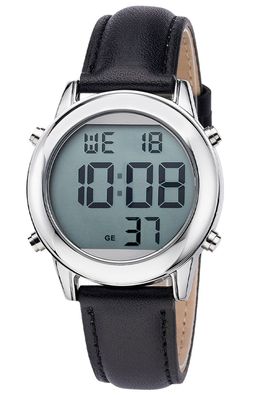 Master Time Sprechende Funk Herren-Digitaluhr MTGA-10811-85L