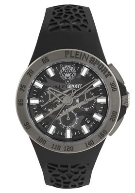 Philipp Plein Herrenuhr Chronograph Thunderstorm Schwarz PSABA0123