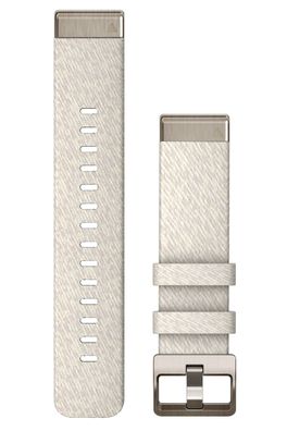 Garmin Quickfit Nylonband 20 mm Crème/Softgold 010-13279-08