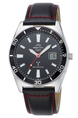 Master Time Herrenuhr Funk Super Power Schwarz MTGA-10860-21L