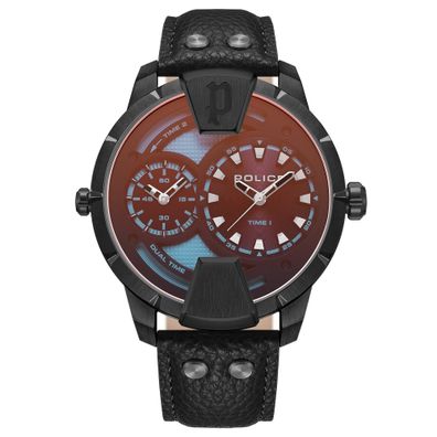 Police Herrenuhr Huntley Dualzeit Schwarz PEWJA0022001