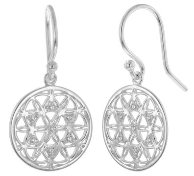 trendor Schmuck Damen-Ohrringe mit Mandala-Motiv 925 Sterlingsilber 15935