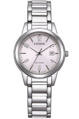 Citizen Damenuhr Eco-Drive Solar Stahl/Rosa FE1241-71Z