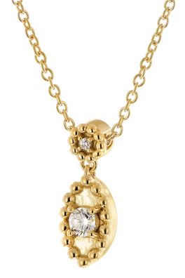 trendor Schmuck Damen-Kette 333 Gelbgold mit Zirkonia 68145