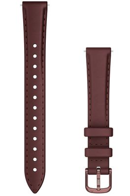 Garmin Lily 2 Wechselarmband Leder Maulbeere 14 mm 010-13302-21