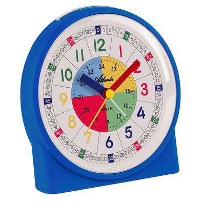 Atlanta Kinderwecker mit Leisegang Blau 2125/15