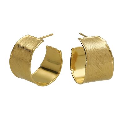 Victoria Cruz Schmuck Damen-Creolen New York Ohrringe Goldfarben A4803-DT
