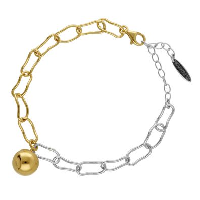 Victoria Cruz Schmuck Damenarmband Copenhagen Silber Zweifarbig A4812-BP