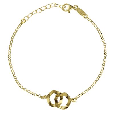 Victoria Cruz Schmuck Damenarmband Essence Goldfarben Kreis A4629-DP