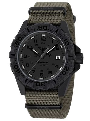 KHS Herrenuhr Reaper MKII Oliv/Schwarz RE2XTF. NSGO