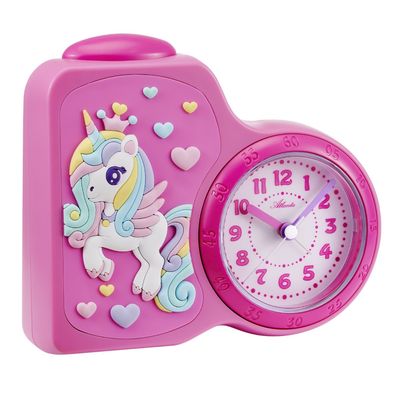 Atlanta Kinderwecker mit Leisegang 3D Einhorn 2145/17