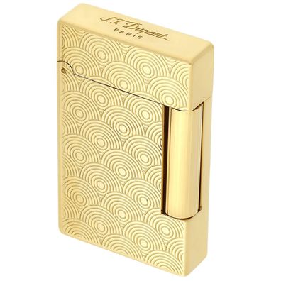 S.T. Dupont Feuerzeug Initial Cinetique Goldfarben 020845