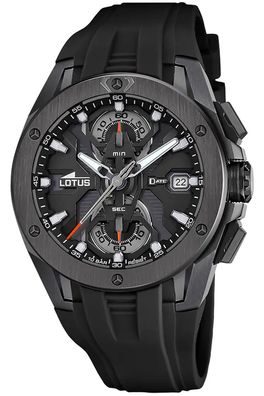 Lotus Herren-Armbanduhr Chronograph Vortex Schwarz 18943/6