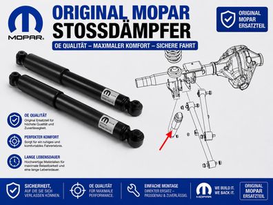 Stoßdämpfer HA Ram 1500 2WD & 4WD Bj:02-25 (Gen.3 & Gen.4) ( PAAR ) Sonderpreis