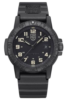 Luminox Herren-Uhr Leatherback Sea Turtle Giant Schwarz/Sandfarben XS.0330