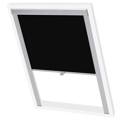 Verdunkelungsrollo Schwarz 80x80 cm Rollos Fenster