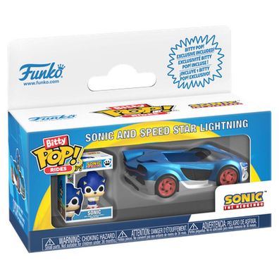 Bitty POP-Figur Ride Sonic The Hedgehog Sonic und Speed Star mit Sonic Lightning