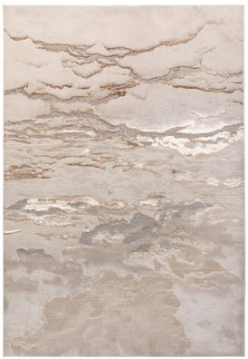 Velours-Kurzflor Sarntal Marmoroptik Metallic Bronze Gold Champagner Wohnzimmer
