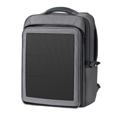 Platinet Solar Rucksack 20–35 L mit 30 W Solarpanel USB-A & USB-C
