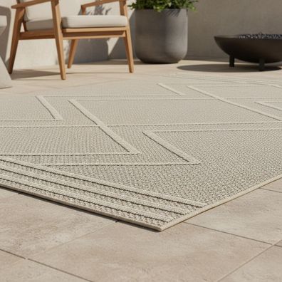 Outdoor Teppich Boho Ethno Wetterfest UV-beständig - IMST
