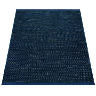 Teppich Wolle Kurzflor Webmuster meliert Wohnzimmer schmutzabweisend - Kadima Design