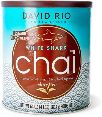 25,63 €/kg - David Rio Chai White Shark Chai 1814g. große Dose GASTRO Chai