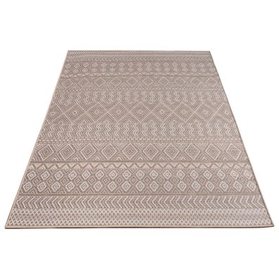 Teppich Flachgewebe Rauten Wohnzimmer Küche Flur Wintergarten robust pflegeleicht