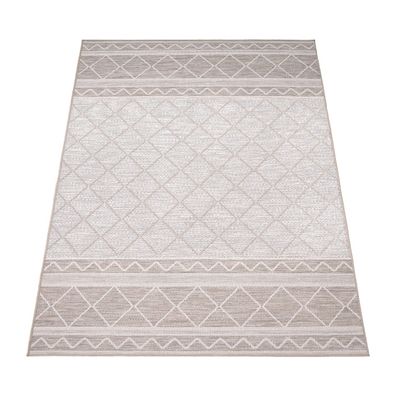 Teppich Flachgewebe Rauten Wohnzimmer Esszimmer Küche Flur robust pflegeleicht modern