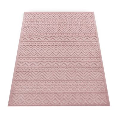 Teppich Polypropylen Kurzflor Struktur Wohnzimmer schmutzabweisend - Kadima Design