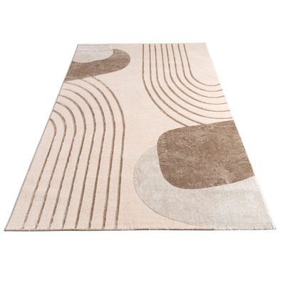 Teppich Kurzflor Abstrakt Schlafzimmer Esszimmer Arbeitszimmer modern Design
