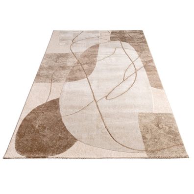 Teppich Kurzflor Abstrakt Wohnzimmer Esszimmer Flur modern Design