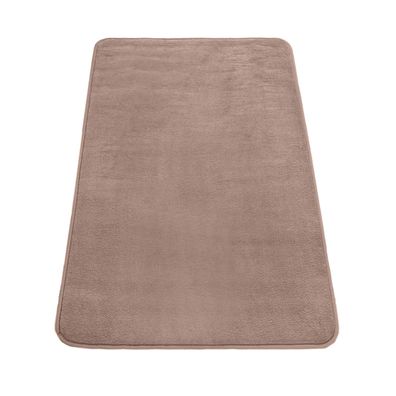 Waschbarer Teppich Badematte Unifarben Badezimmer Memory-Foam weich pflegeleicht