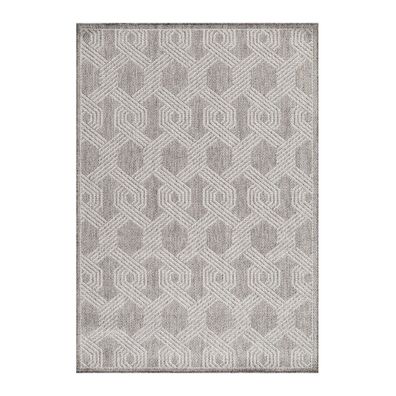 Outdoor-Teppich Kurzflor Geometrisch Skandinavisch Modern UV-beständig - LIRIA