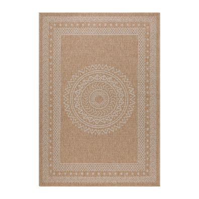 Kurzflorteppich Vintage Boho Outdoor Wetterfest UV-beständig Pflegeleicht - Kasberg