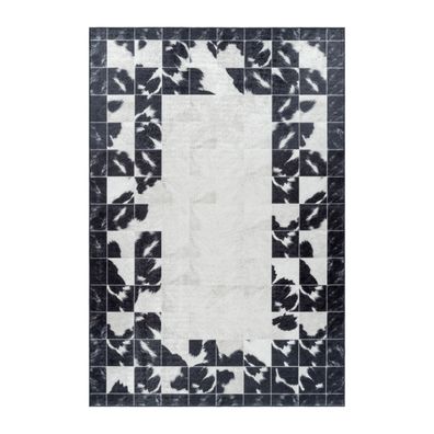 Flachgewebe Teppich Patchwork-Mosaik Waschbar Pflegeleicht - PIZOL