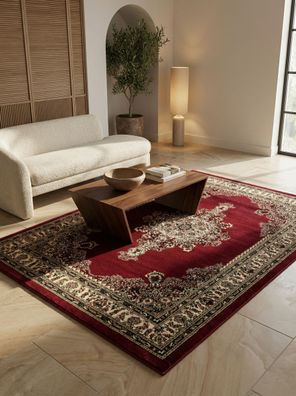 Kurzflorteppich Orientalisch Vintage Waschbar Strapazierfähig - Tannheim