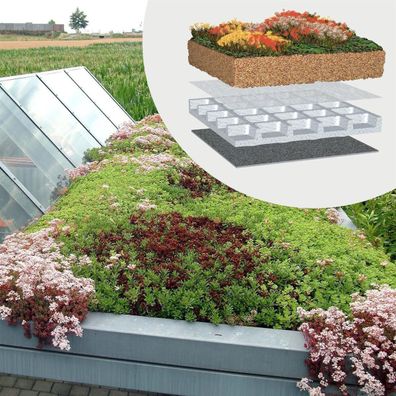 BauderGREEN Gründachpaket light 80kg/m² - 18m² - Palettenanzahl: 1 Palet
