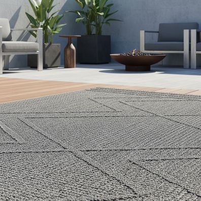 Outdoor Teppich Kurzflor Boho Skandinavisch Wetterfest UV-beständig - IMST