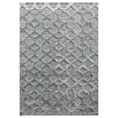 Hochflorteppich Geometrisch Skandinavisch Weich Modern 3D Hoch-Tief 22mm - EISACK