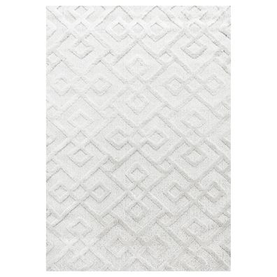 Hochflorteppich Geometrisch Skandinavisch 3D Weich Kuschelig 22mm - EISACK