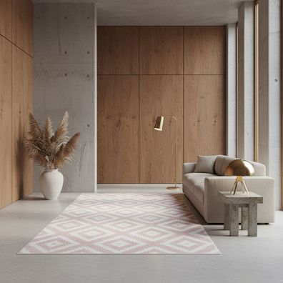 Flachgewebe Teppich Geometrisch Skandinavisch Modern Waschbar Pflegeleicht - INN