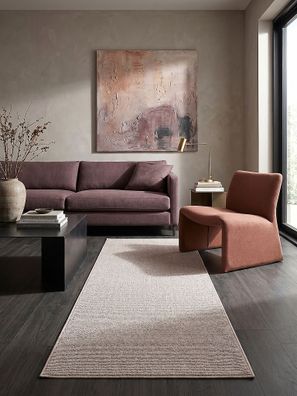 Outdoorteppich Niederflor Colfosco 133x170 cm Anthrazit 4 mm Filz Uni für Balkon