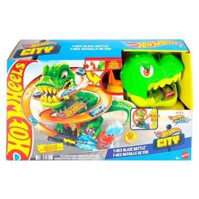 Hot Wheels City T-Rex-Schlacht