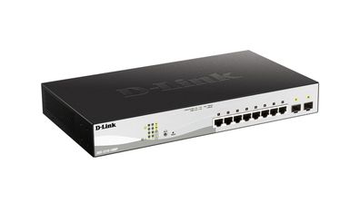 D-Link Web Smart DGS-1210-10MP - Switch - L2+ - Smart - 8 x 10/100/1000 (PoE+) + 2 x