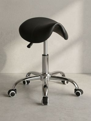 Sattelhocker BEVANO Kunstleder höhenverstellbar 360° drehbar bis 100 kg