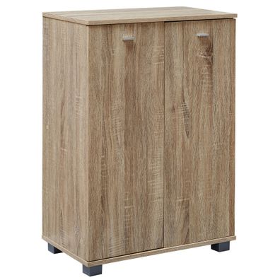 Schuhschrank LION Holz 2 Türen 3 Einlegeböden 12 Paar Schuhe 60x35x90 cm