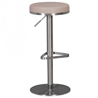 Barhocker ELBE Kunstleder höhenverstellbar 57-82 cm Triangel-Fußablage bis 110 kg
