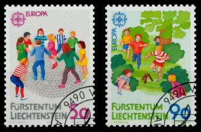 Liechtenstein 1989 Nr 960-961 gestempelt SB49E12