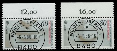 BRD BUND 1986 Nr 1278-1279 zentrisch gestempelt ORA X894BEA