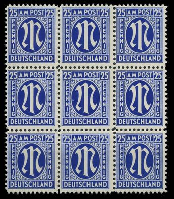 BIZONE AM-POST Nr 28Cz postfrisch SO X81E55A